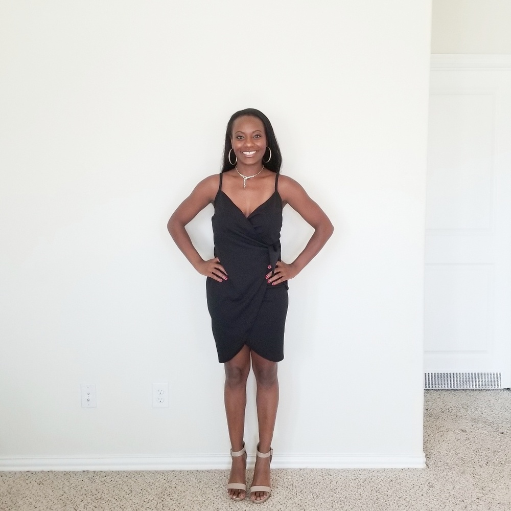Rue 21 Black Wrap Dress